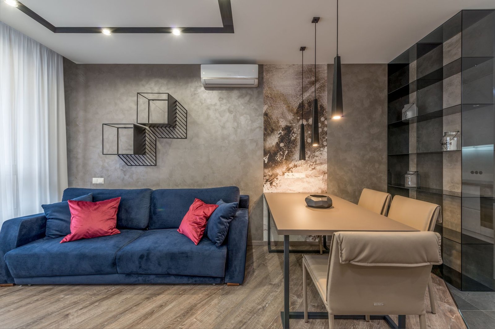 Bright, open living space